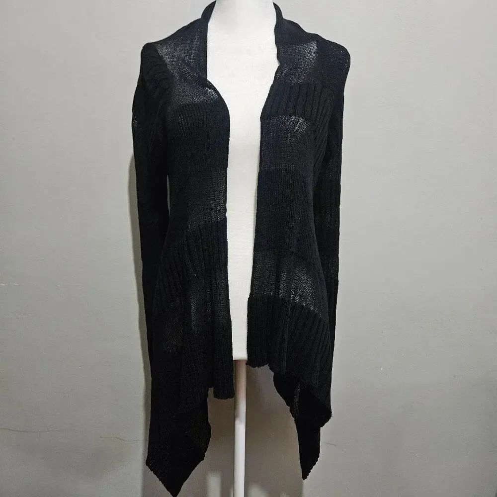 Curio Black Open Sweater Cardigan Women’s Size S